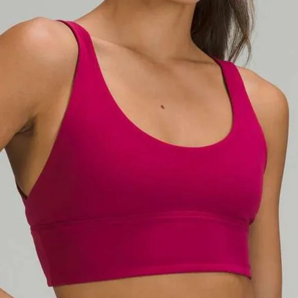 NWT lululemon Align Reversible Bra A/B, Size: 10, Color: Pomegranate/Red Merlot - Picture 4 of 4